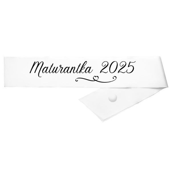 Šerpa s potiskem Maturantka 2025 se srdcem