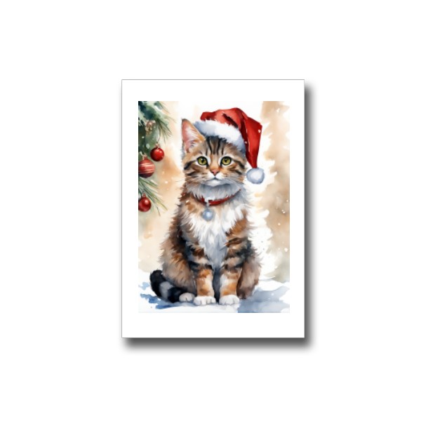 Přáníčko s potiskem šťastné a veselé