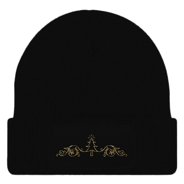 Čepice  s potiskem Vánoční obrázek